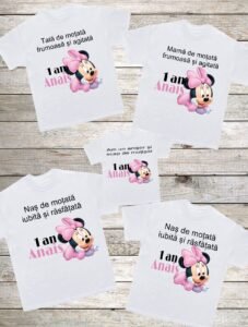 Tricou personalizat cu Minnie Gifts-Heaven